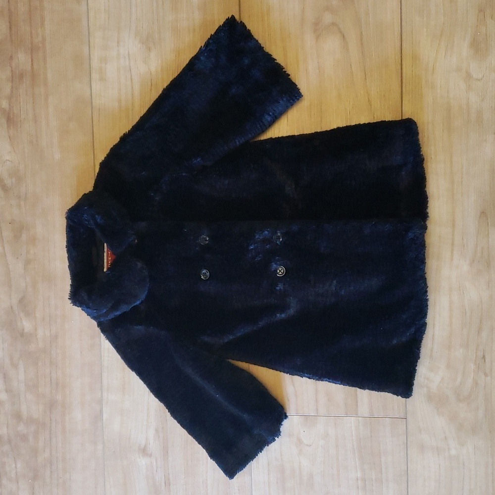 J&J 2-3t or 4-5t Or 7 vintage faux fur coats Holiday Portrait Collection